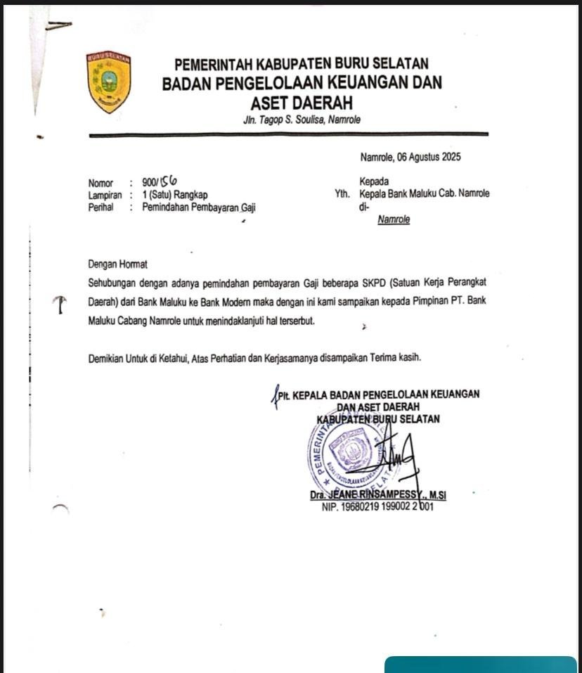 LANGIT NAMROLE MENDUNG, BUPATI BURU SELATAN LA HAMIDI LAKUKAN PEMBOHONGAN