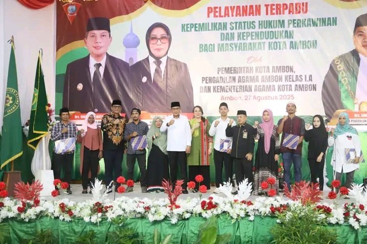 Puluhan Pasangan Legalkan Pernikahan, Pemkot Ambon Gelar Sidang Isbat Nikah Terpadu