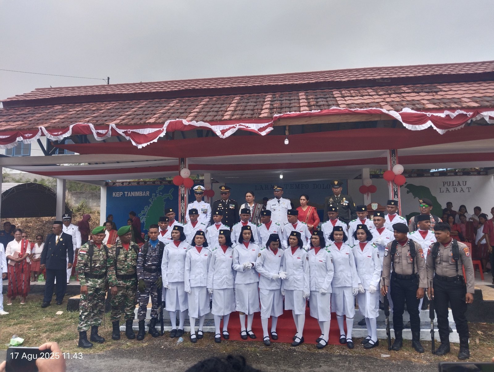 Camat Tanut Jadi Irup HUT RI Ke-80 Tingkat Kecamatan