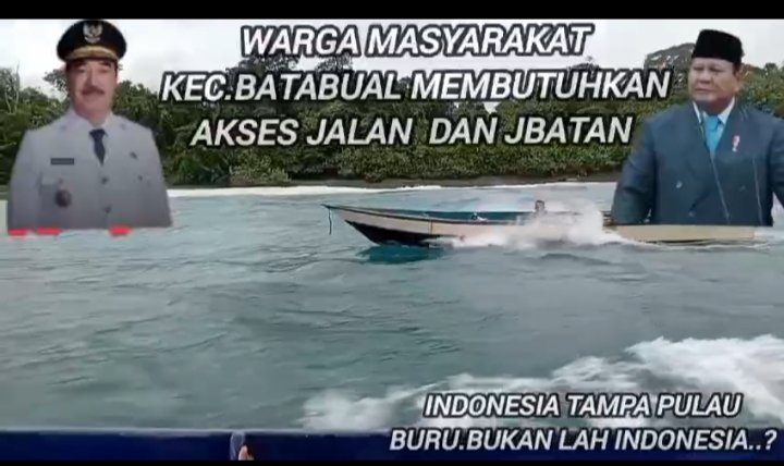 80 Tahun Merdeka, Pesisir Pulau Buru Masih Terkepung Ombak dan Jalan Terputus
