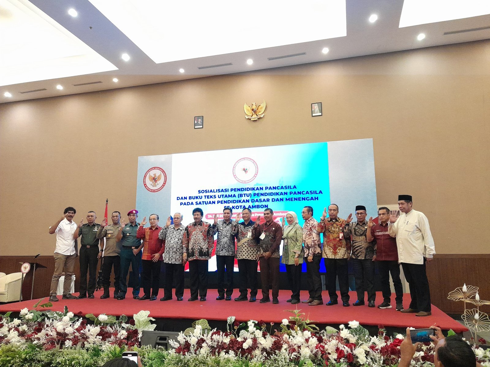 Ambon Jadi Teladan Nasional: BPIP Luncurkan Buku Teks Pendidikan Pancasila untuk Guru dan Siswa