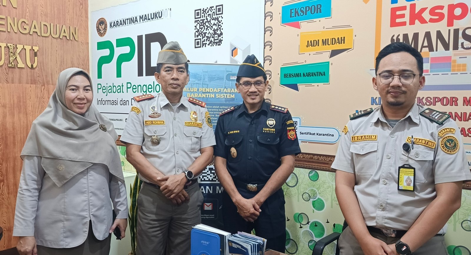 Karantina dan Bea Cukai Ambon Sosialisasi KMK 18 dan Pembukaan Gerai Ekspor Bagi Pelaku Usaha
