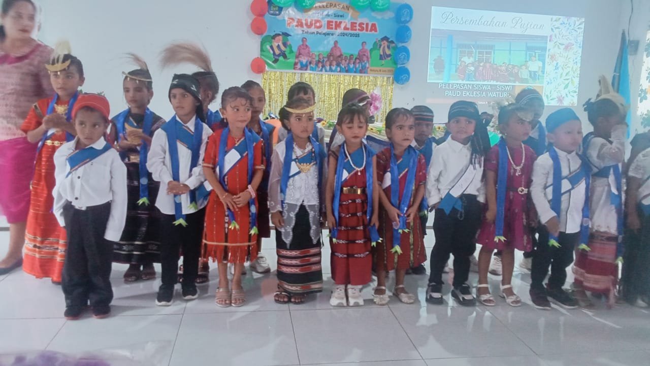 Paud Eklesia Waturu Lepas 31 Siswa Didik ke Jenjang SD