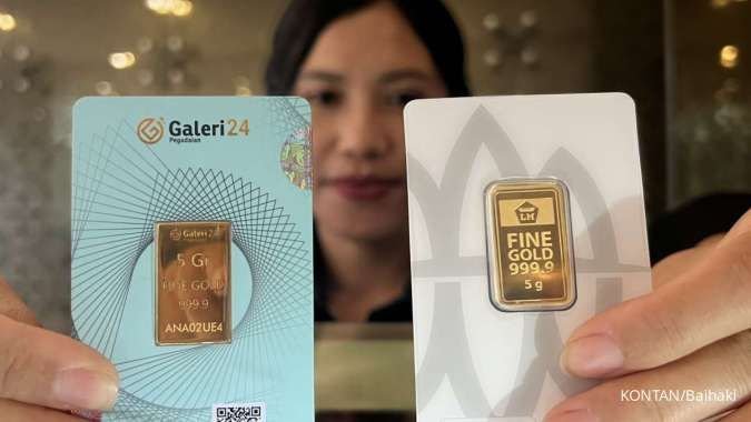 Harga Emas Terkini: Pegadaian, Antam, UBS &amp; GALERI 24 Senin (26/5)