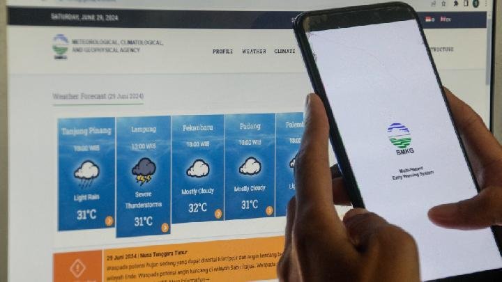 Update Musim Kekeringan: Prakiraan Cuaca Ekstrem dan Hujan Lebat Minggu Ini dari BMKG