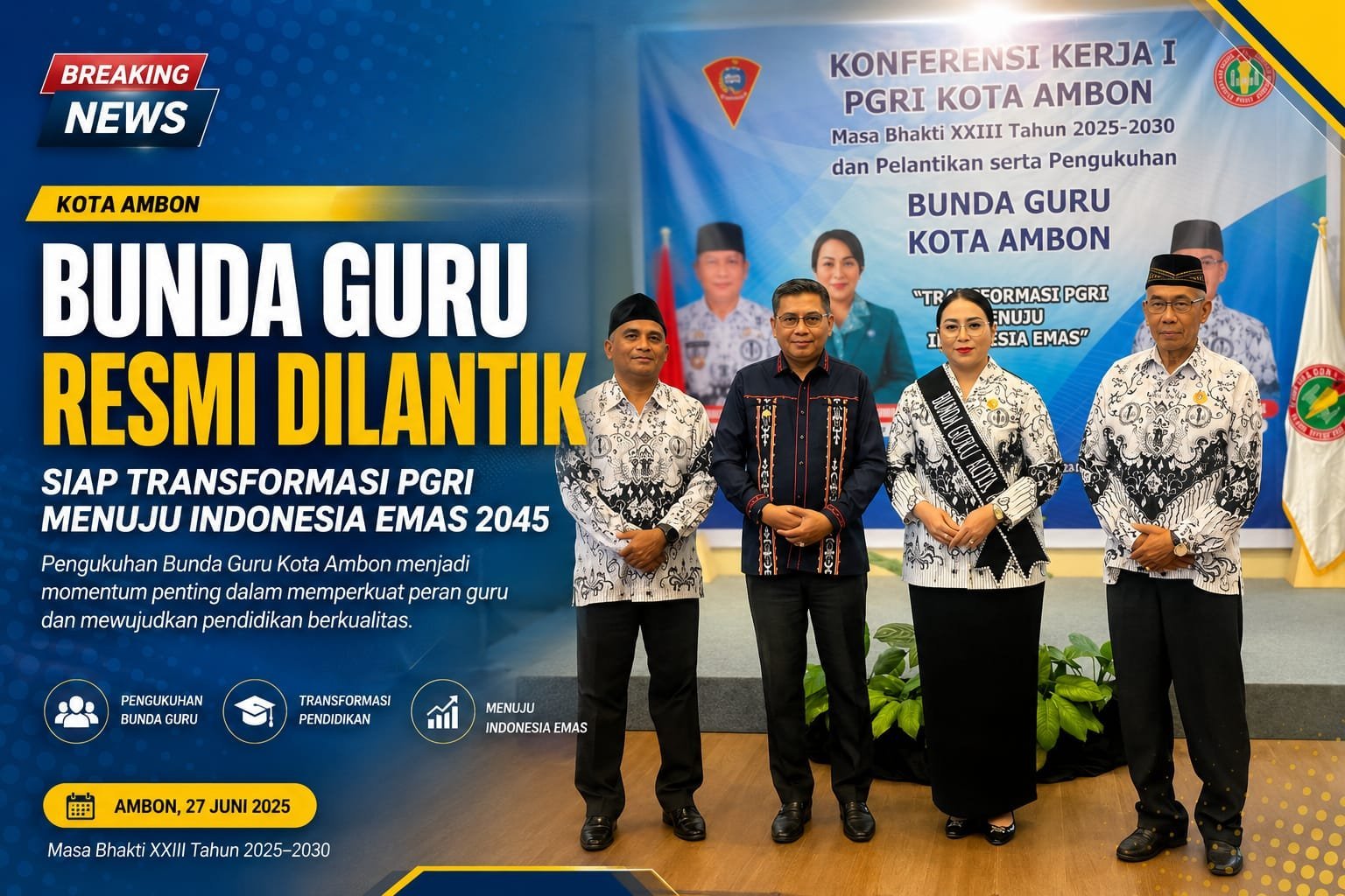 Bodewin Tegaskan Karier Guru dan Kepala Sekolah Harus Berbasis Kompetensi