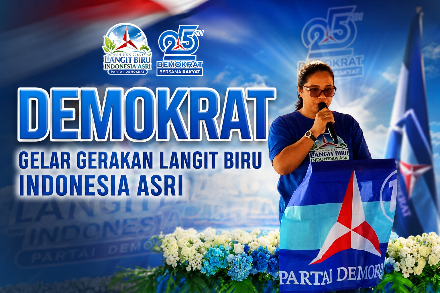Demokrat BurseL Gelar Gerakan Langit Biru Indonesia Asri, Tanam Pohon Kasuari di Pantai Waefusi