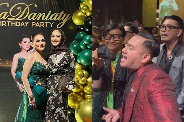 8 Gambar Elegan Artis di Pesta Ulang Tahun ke-61 Nia Daniaty, Stunning!