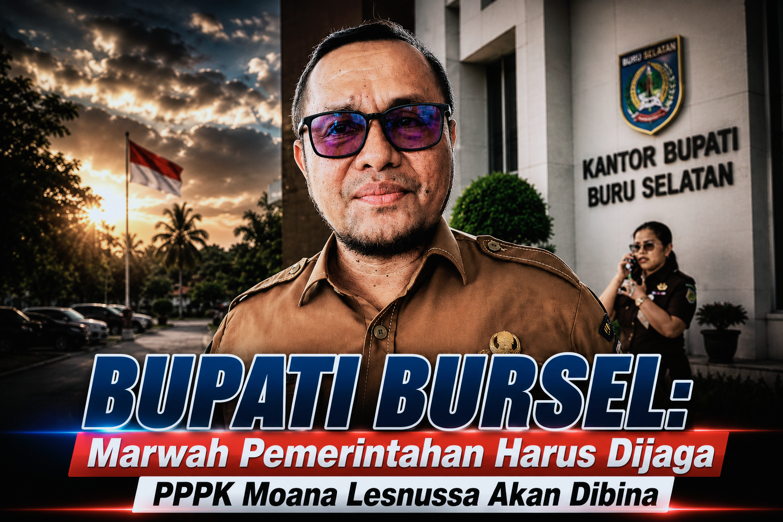 BUPATI BURSEL: Marwah Pemerintahan Harus Dijaga, PPPK Moana Lesnussa Akan Dibina