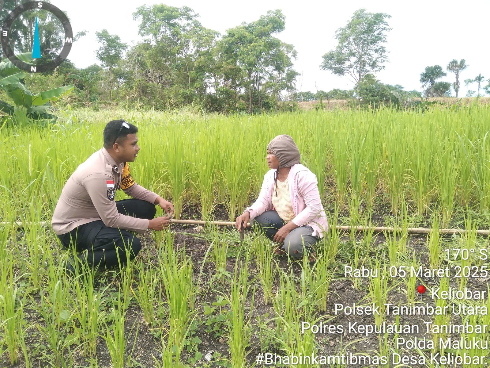 Lakukan Giat "Sambang" Bhabinkamtibmas Desa Keliobar Beri Inovasi
