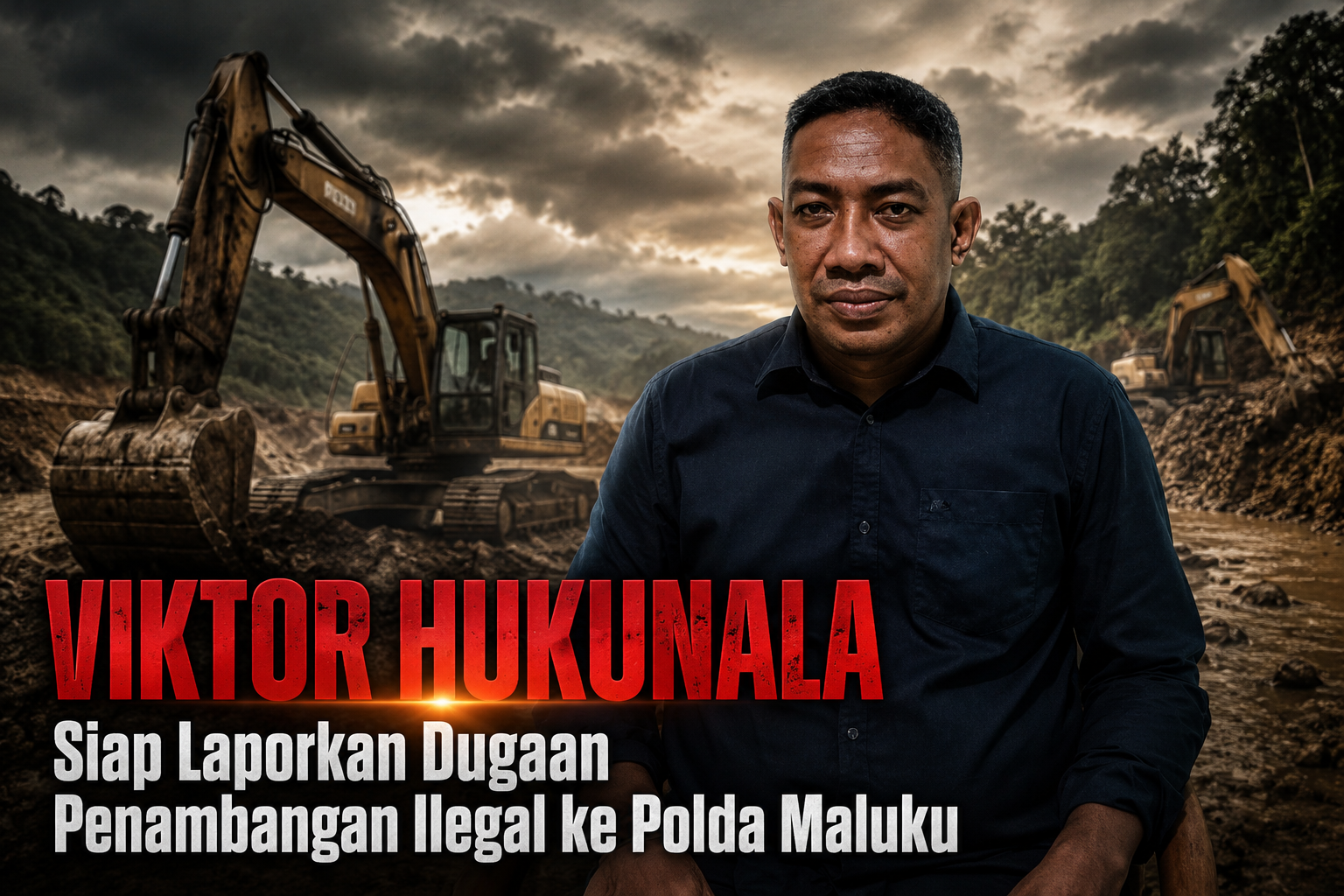 Kantongi Nama, Viktor Hukunala Siap Laporkan Dugaan Penambangan Ilegal ke Polda Maluku