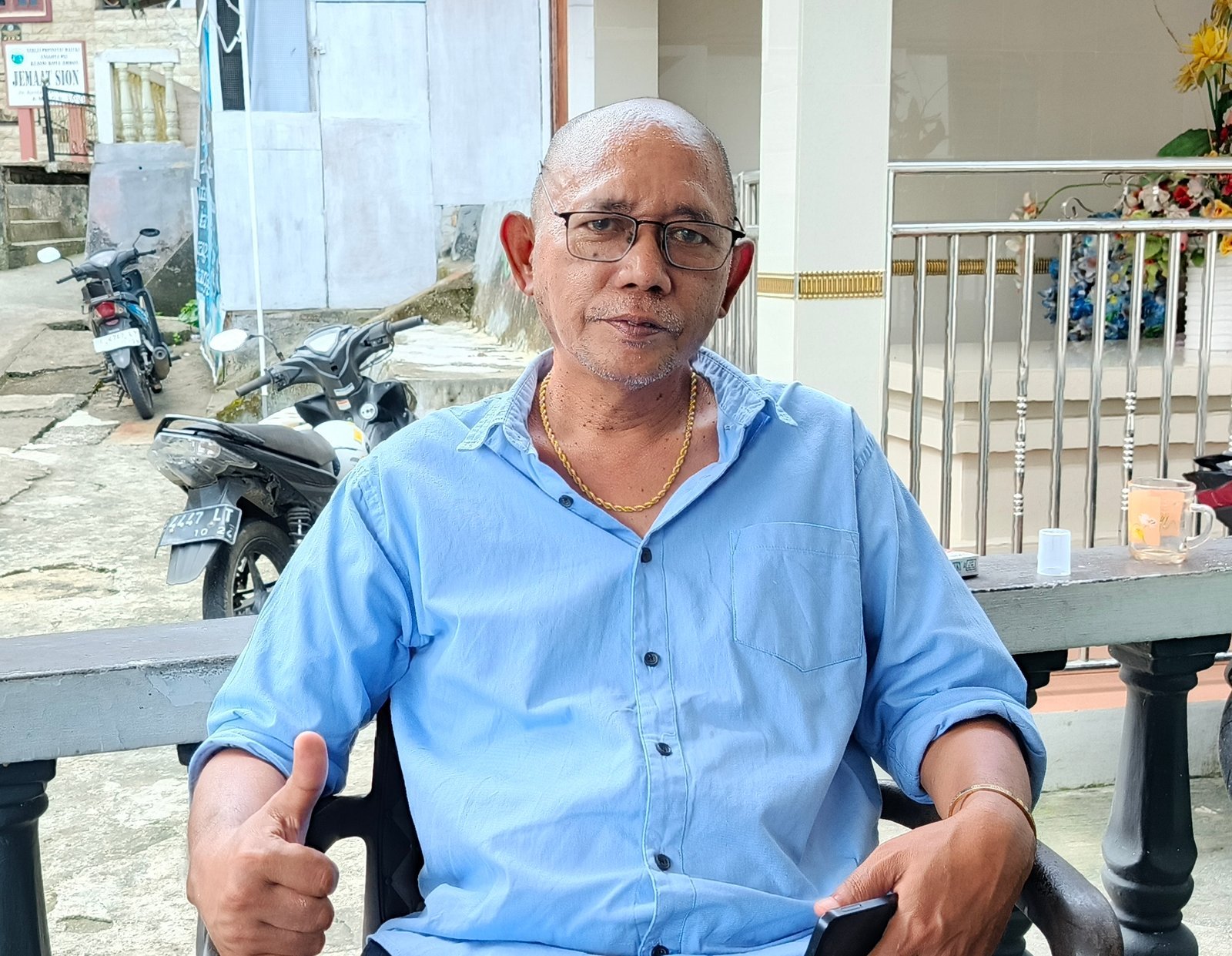 Evans Alfons Beri Keterangan Dugaan Penyerobotan Tanah oleh ONA dan Imelda di Polda