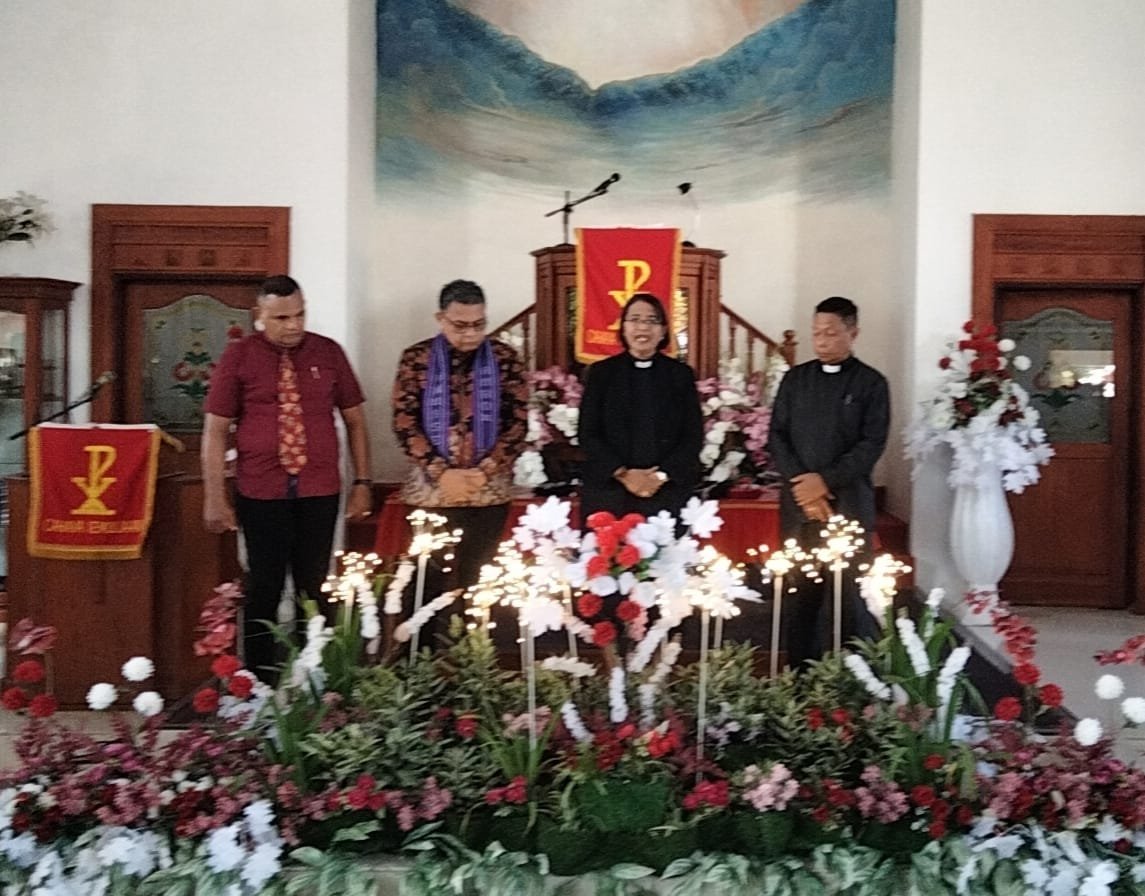 Pj Wali Kota Ambon Hadiri Pembukaan Persidangan Jemaat GPM Rumahtiga ke-XLV