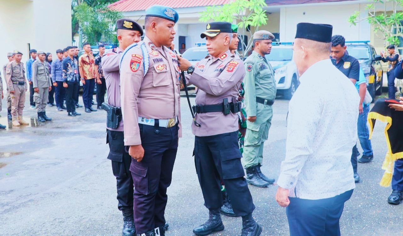 Polres BurseL Apel Operasi Lilin Salawaku 2024 Amankan Nataru