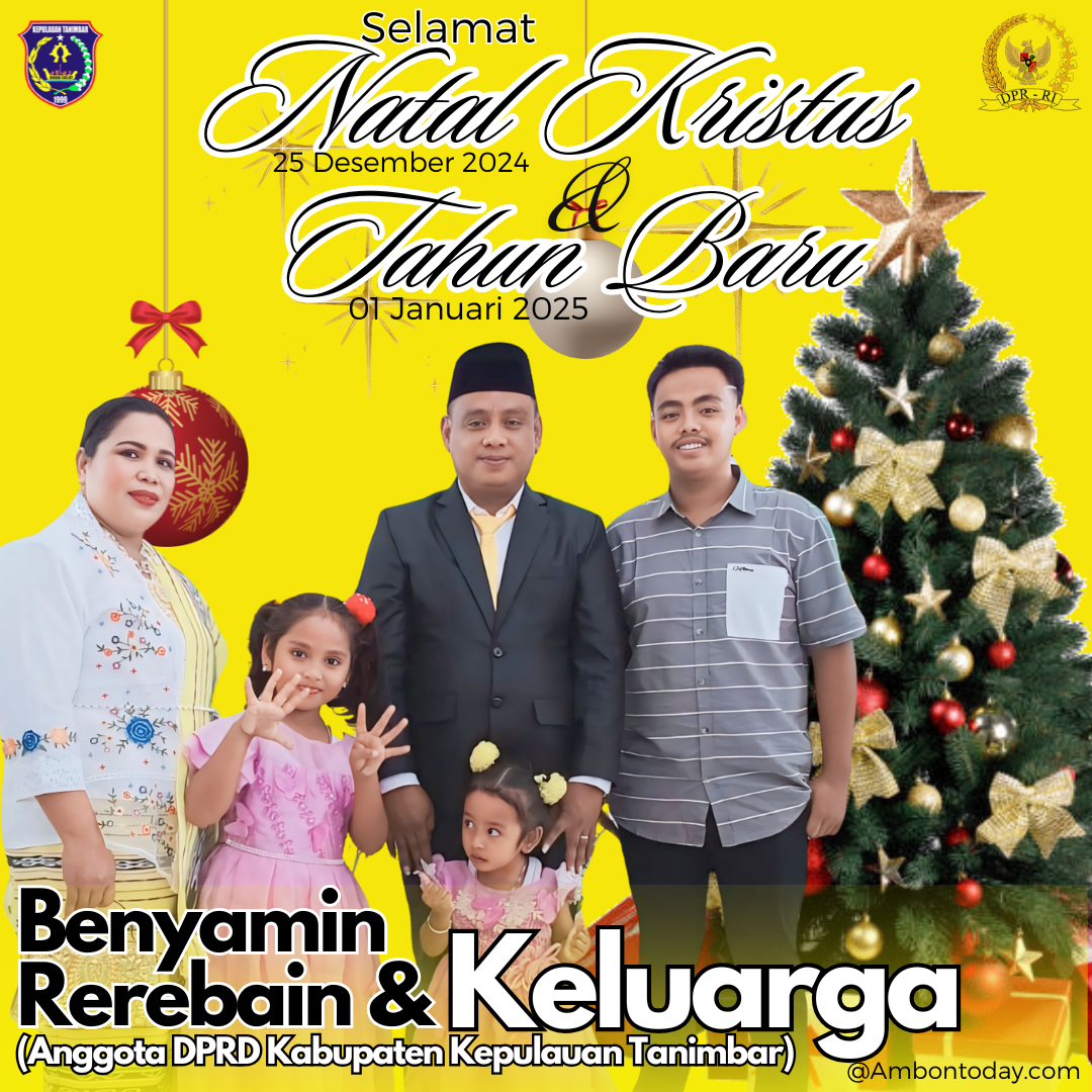 BENYAMIN REREBAIN & KELUARGA   Mengucapkan ;