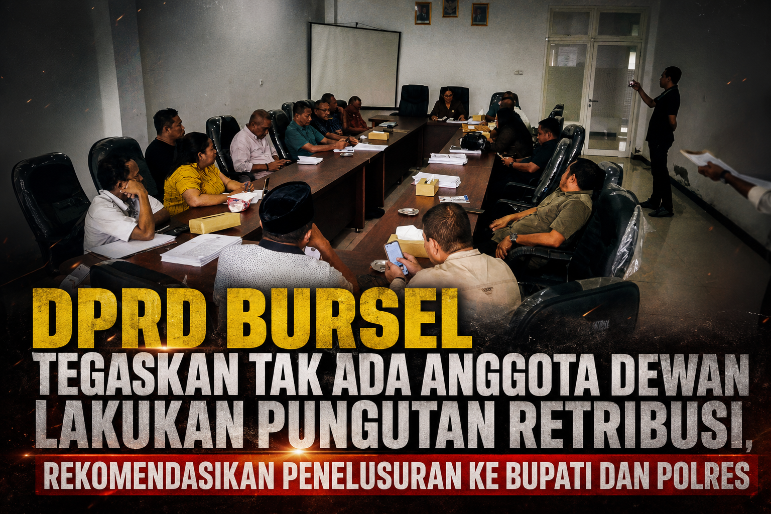 DPRD Bursel Tegaskan Tak Ada Anggota Dewan Lakukan Pungutan Retribusi, Rekomendasikan Penelusuran ke Bupati dan Polres