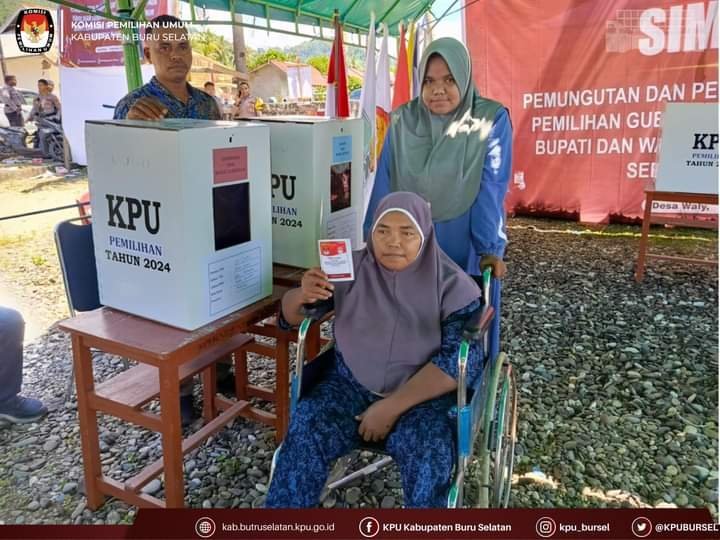 KPU BurseL Menggelar Simulasi Pemungutan dan Penghitungan Surat Suara