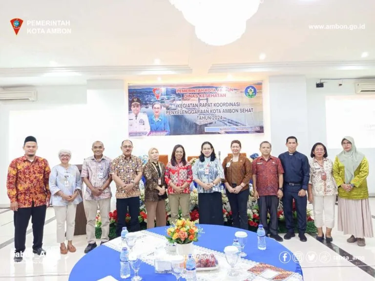 Dinkes Gelar Rakor Penyelenggaraan Kota Ambon Sehat