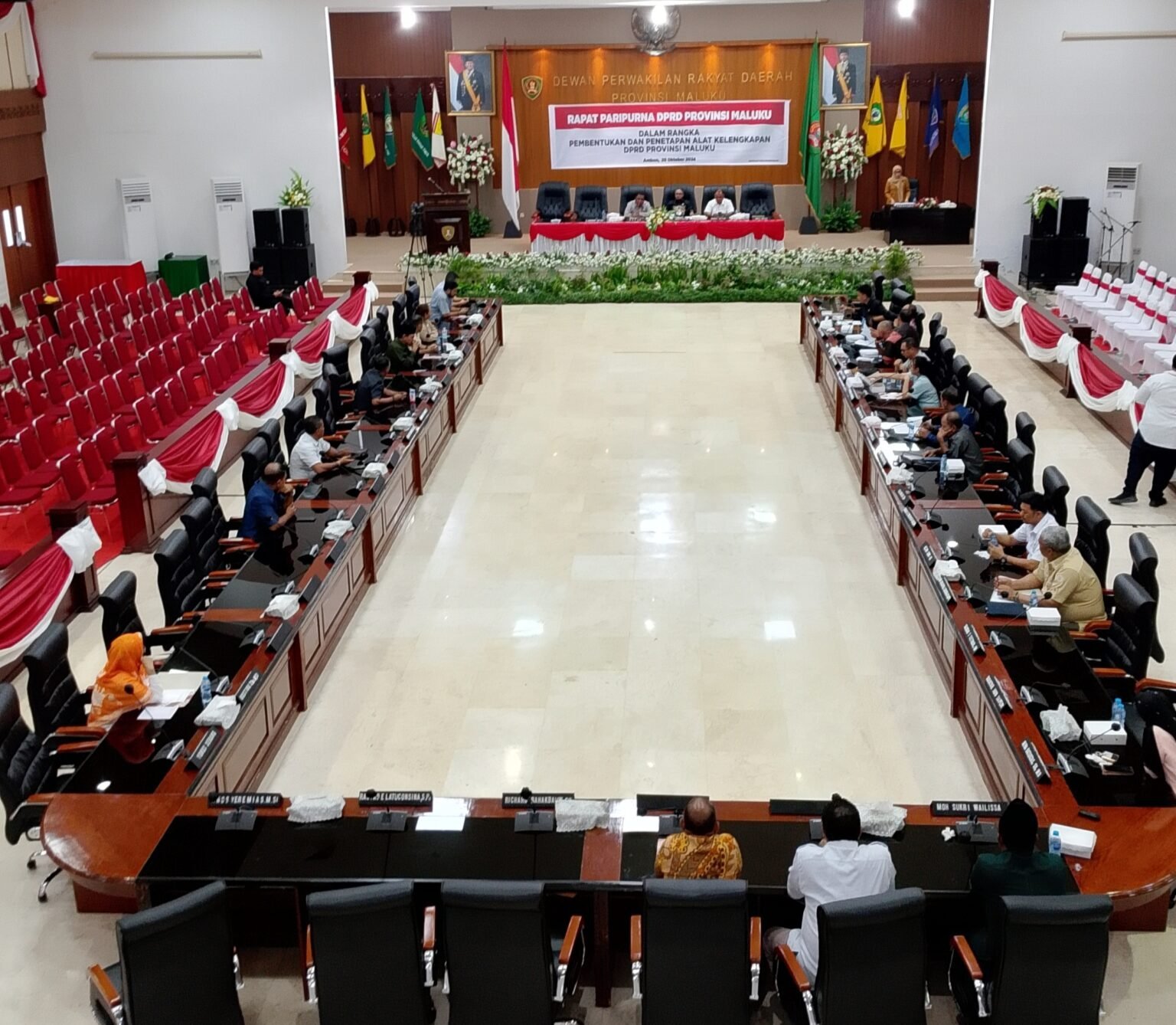 Inilah Susunan Alat Kelengkapan DPRD Maluku Periode 2024-2029