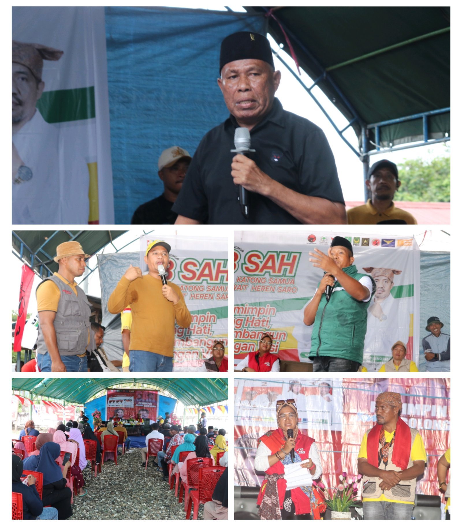 Lanjutkan Pembangunan, Tiga Desa di Kecamatan Namrole Komitmen Menangkan SAFITRI-HEMFRI