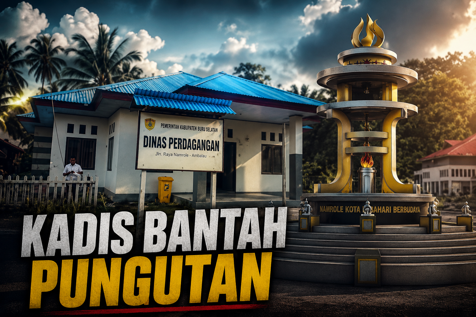 Kadis Perindag Bursel Bantah Terjadi Pungutan, Pembayaran Retribusi Sesuai Prosedur
