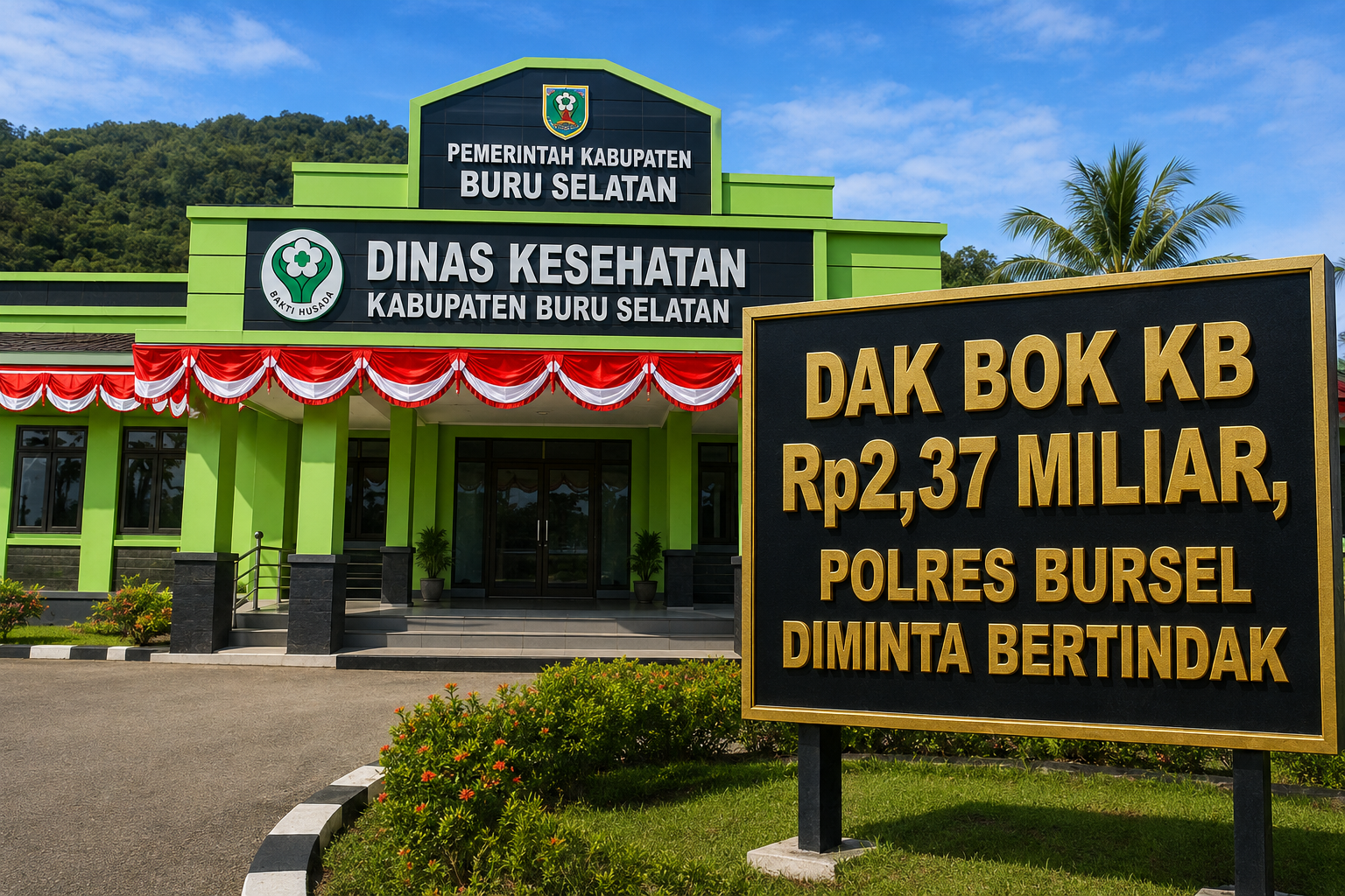 Sumber Internal Dinkes Sebut Kadis dan Mantan Bendahara Paling Bertanggung Jawab atas Pengelolaan Dana DAK BOK KB Rp2,37 Miliar, Polres Bursel Diminta Bertindak