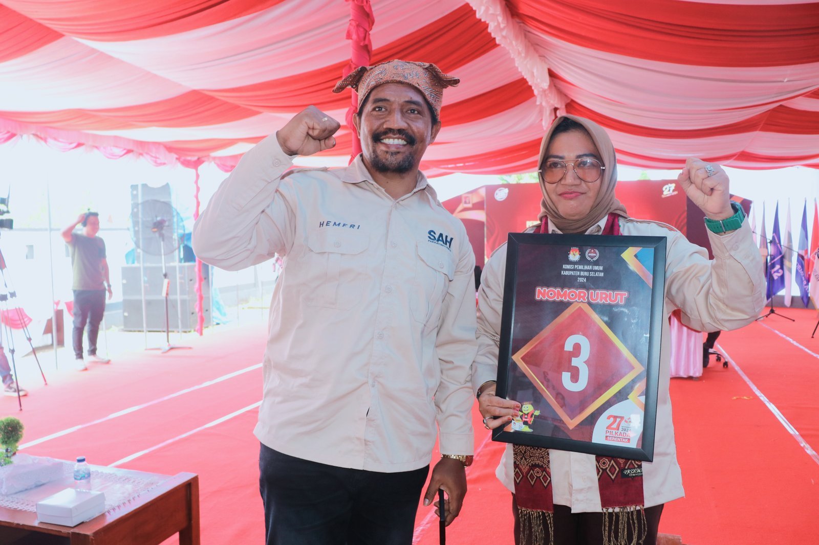 KPU BurseL Gelar Pleno Pengundian Nomor Urut Paslon, Petahana Dapat Nomor Urut 3