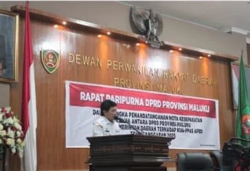 DPRD Maluku Gelar Paripurna KUA-PPAS APBD Tahun Anggaran 2025