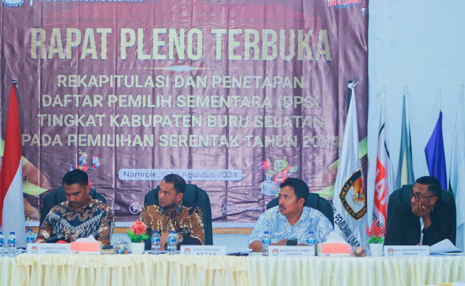 KPU Bursel Gelar Pleno Tetapkan DPS 51.707