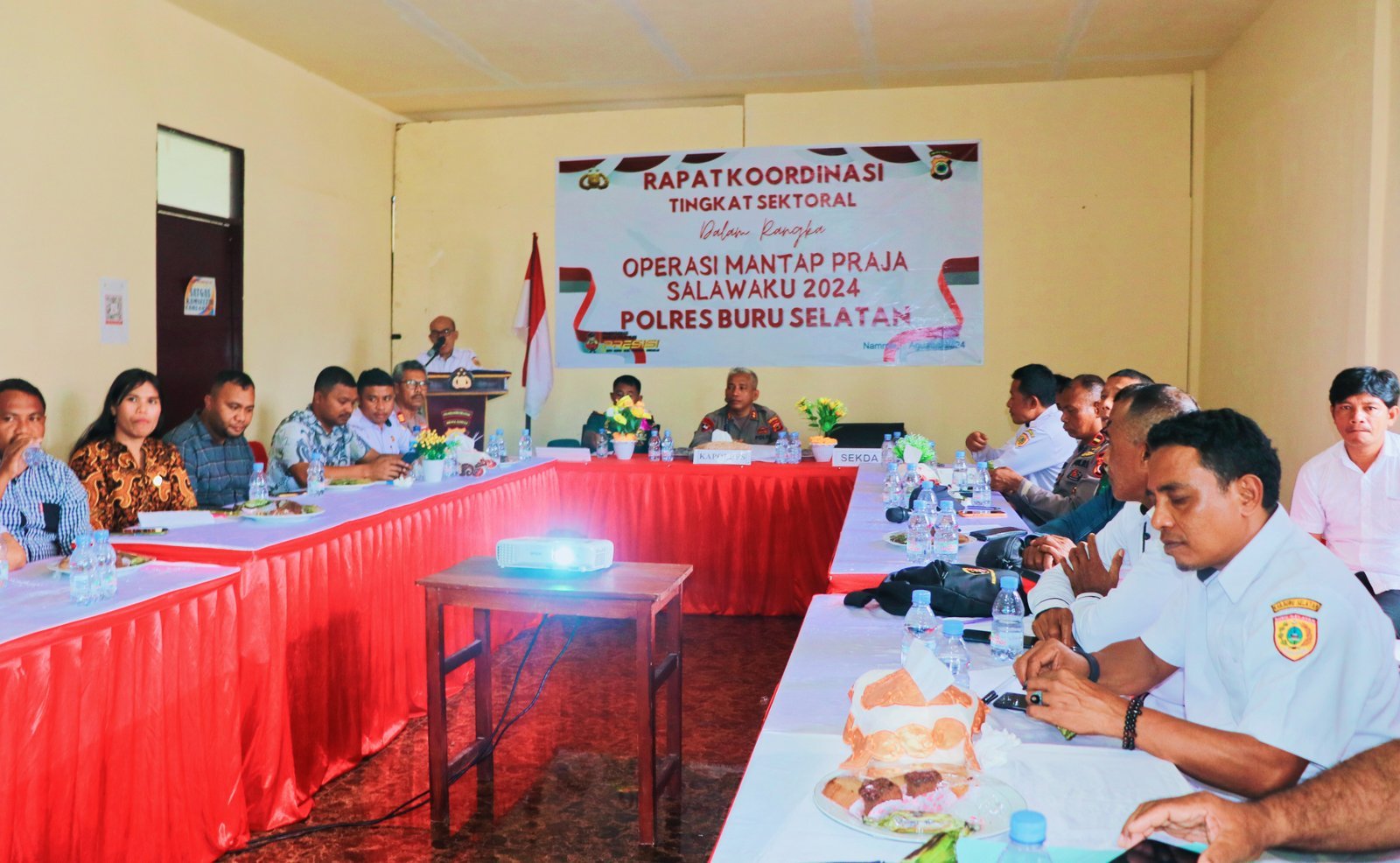 Polres Bursel Gelar Rakor Tingkat Sektoral Dalam Rangka Pengamanan Pilkada Serentak