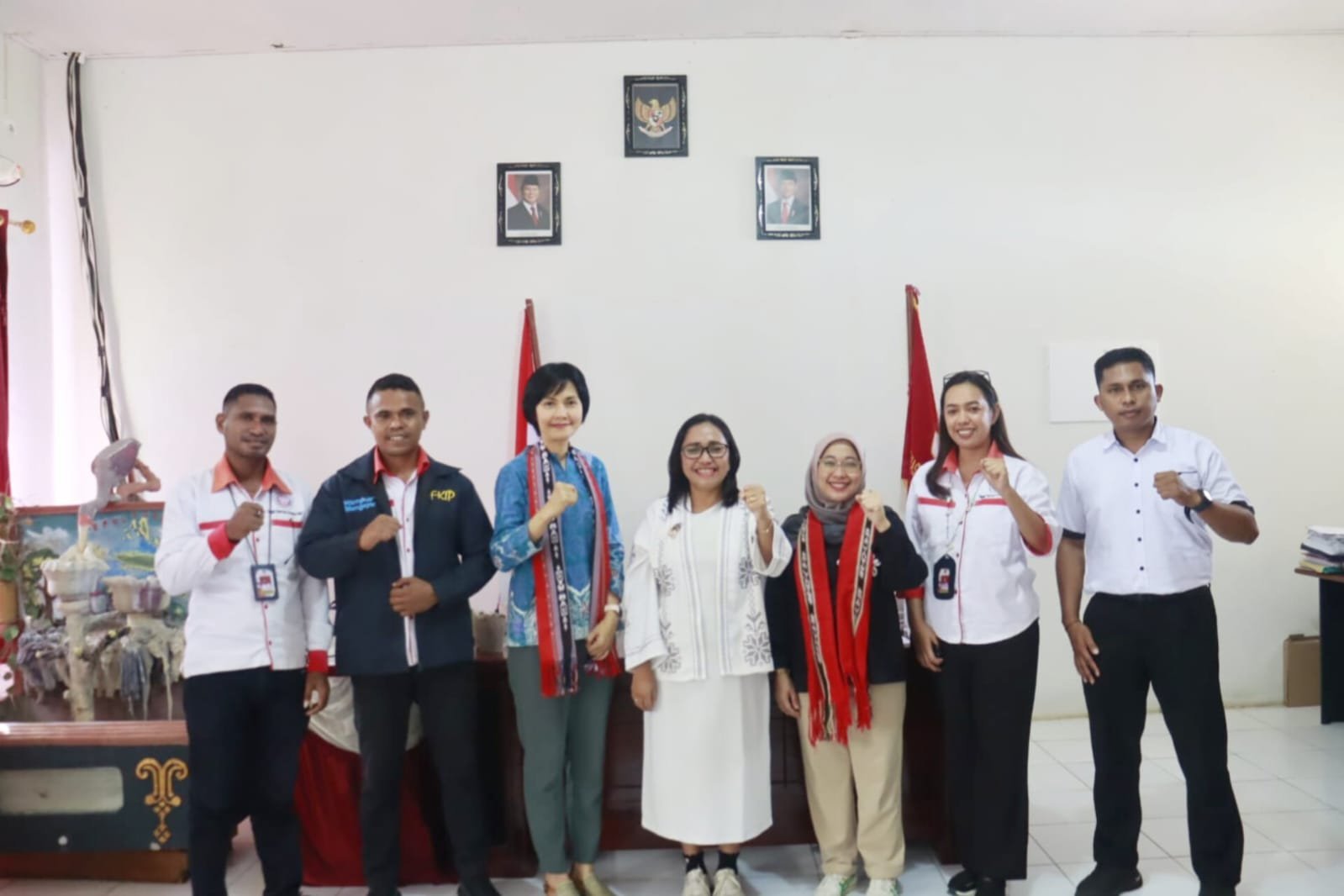 Rektor UNLESA Sambut Tim Peneliti Kolaborasi Riset Univeritas Lelemuku Saumlaki dan Universitas Merdeka Malang