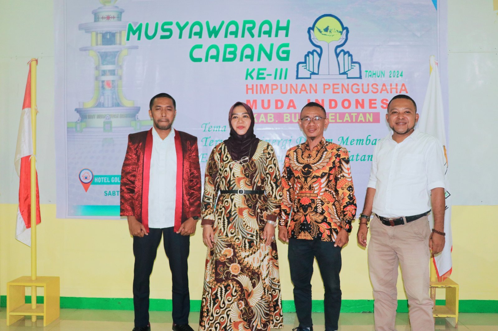 Bos Ulathaha Coffe Namrole Pimpin HIPMI Bursel, ini Harapan Bupati Safitri Malik