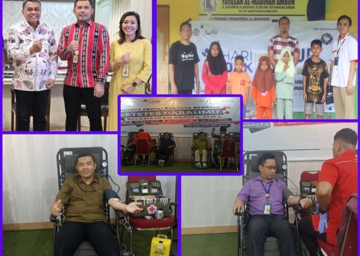 KPP Pratama Ambon Berbagi Melalui Donor Darah