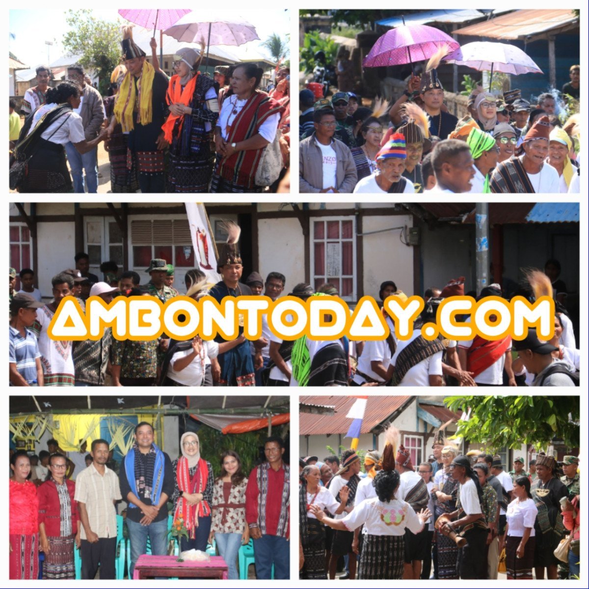 Dandim 1507/Saumlaki dan Istri Diangkat Jadi Anak Adat Tanimbar.