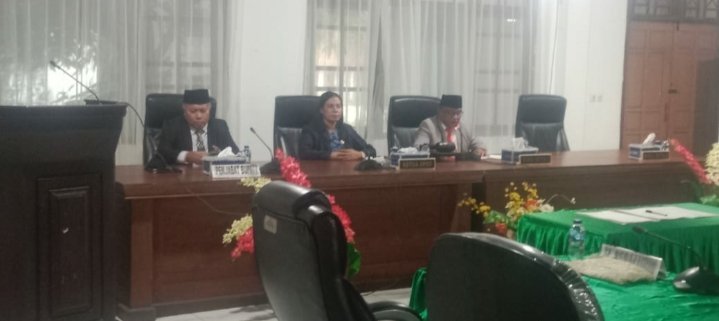 Paripurna LKPJ Pj Bupati Tabrak Tatib DPRD