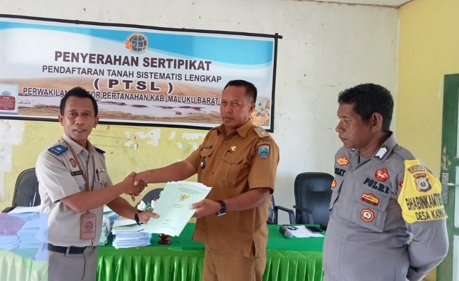 Kegiatan PTSL 2023 Kantah Perwakilan MBD Berjalan 100%