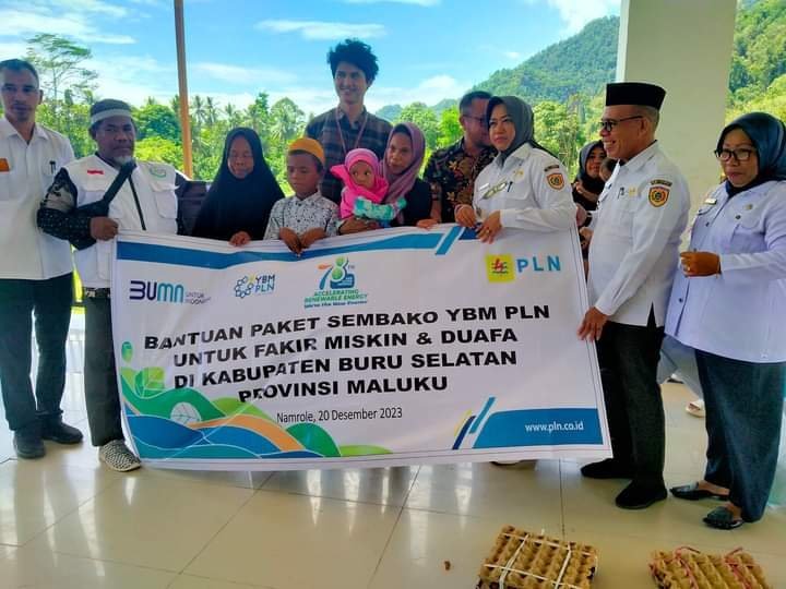 PLN Maluku Berikan PMT Bagi Balita Diduga Stunting