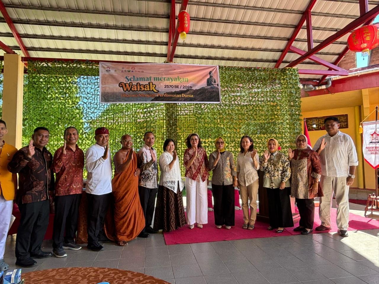 Waisak 2026, Pemkot Ambon Ajak Warga Perkuat Toleransi dan Persaudaraan