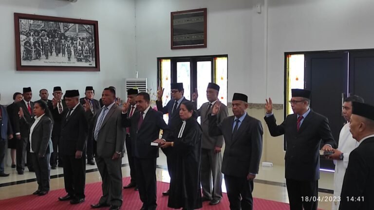 Dinonjobkan Oleh Fatlolon Dua ASN Kembali Dilantik Indey
