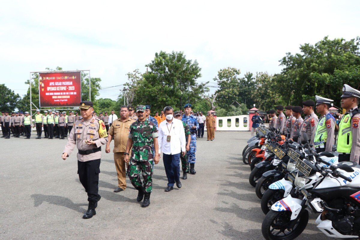 Pimpin Apel Gelar Pasukan Ops Ketupat Salawaku 2023, Kapolres Lanjutkan Amanat Kapolri