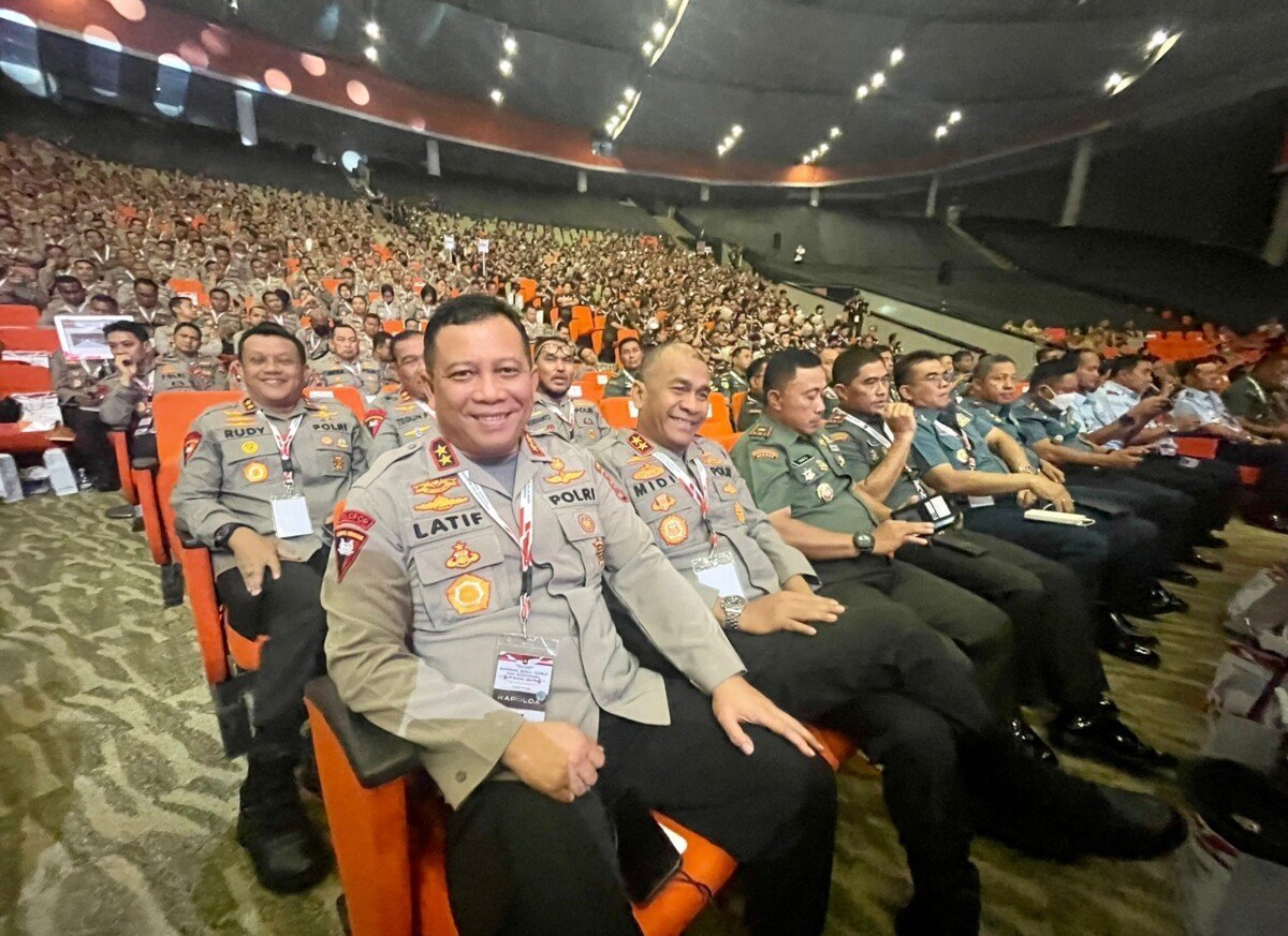 Kapolda Maluku Ikuti Arahan Presiden di Rakornas Forkopimda Tahun 2023