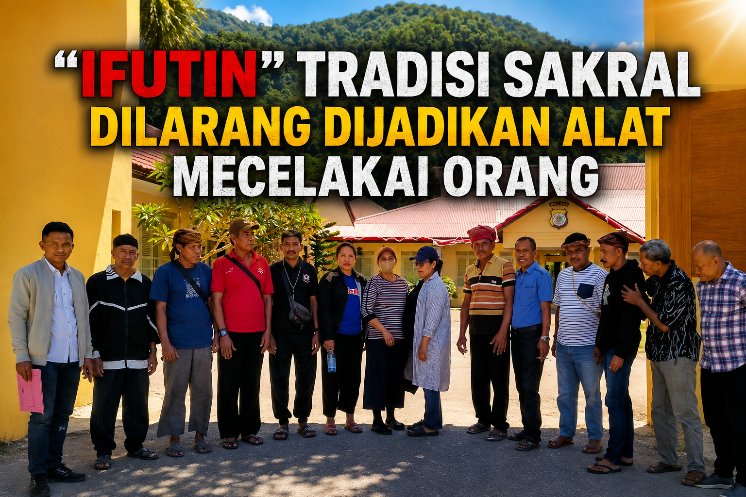 Tokoh Adat Minta Polres Usut Dugaan Penggunaan "Ifutin", Tradisi Sakral Dilarang Dijadikan Alat Mencelakai Orang