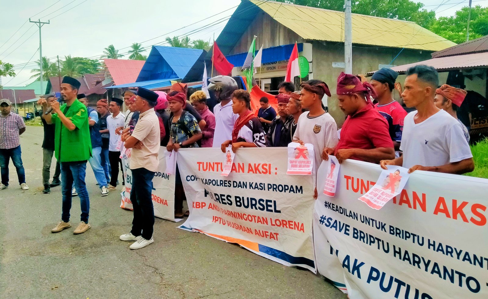 Cipayung Plus Buru Selatan Gelar Aksi Jilid II, Desak Peninjauan Putusan PTDH Briptu H
