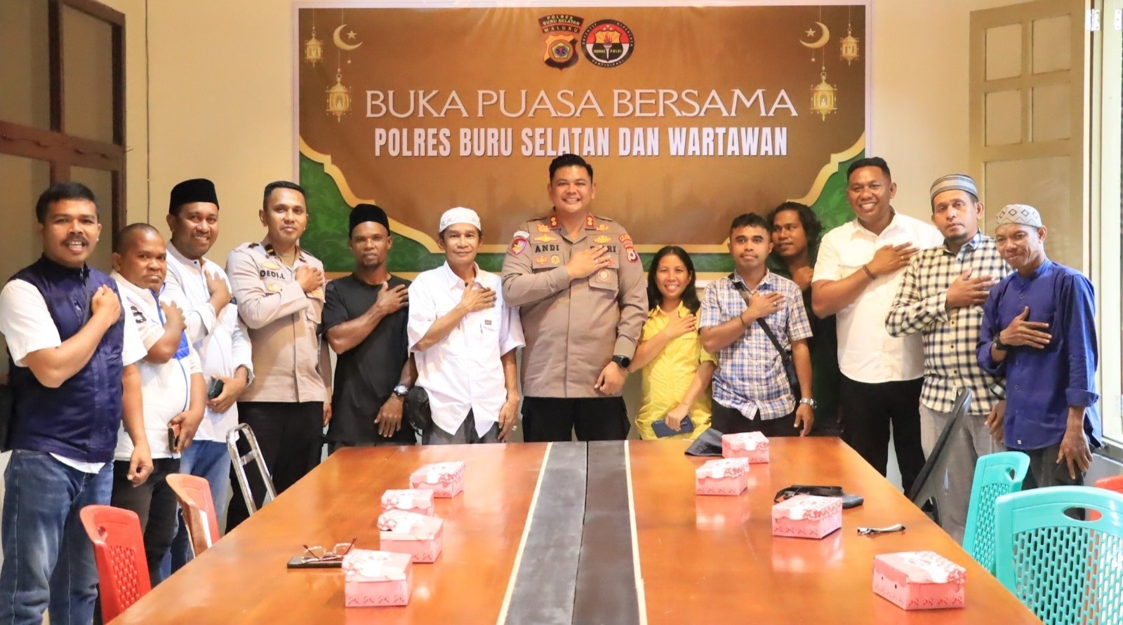 Kapolres Bursel Rilis 70 Kasus Kekerasan Komitmen Tegakan Hukum di Momentum Buka Puasa Bersama