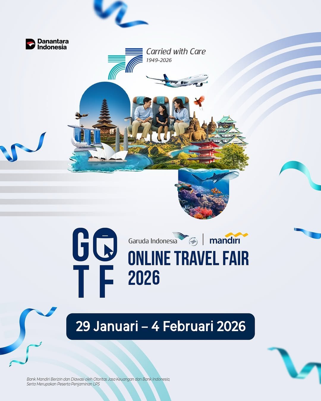 Peringati HUT Ke-77, Garuda Online Travel Fair (GOTF) 2026 Resmi Dibuka, Tawarkan Diskon  Hingga 65%*