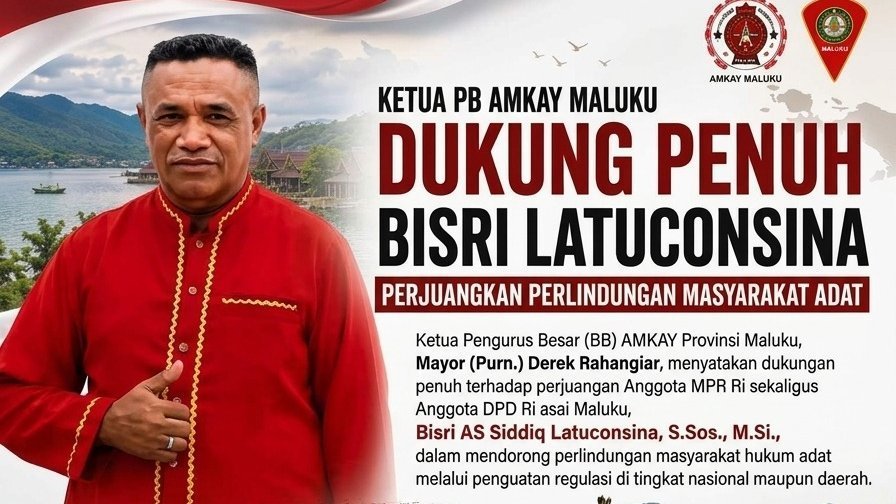 Ketua PB AMKAY Maluku Dukung Penuh Bisri Latuconsina Perjuangkan Perlindungan Masyarakat Adat