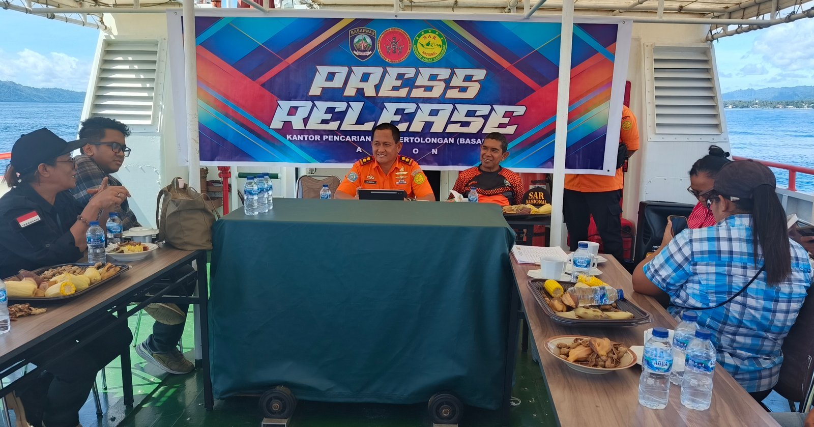 Coffe Morning Bersama Media, Basarnas Ambon Rilis Data Operasi SAR 2025