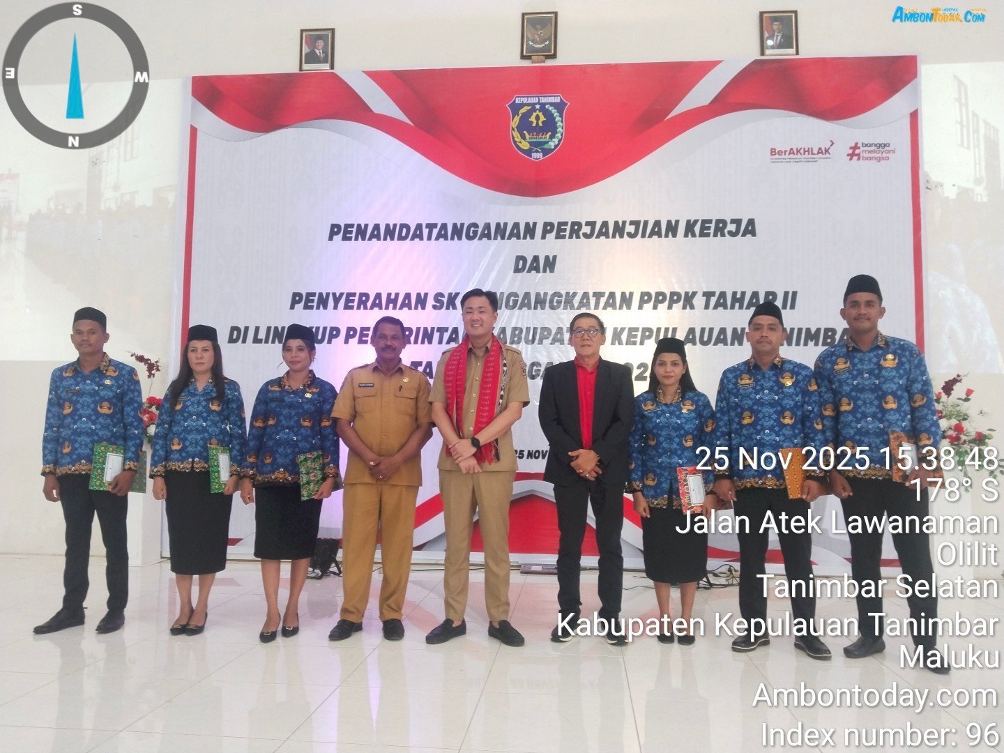 Pemda Kepulauan Tanimbar Serahkan SK Kepada 655 PPPK