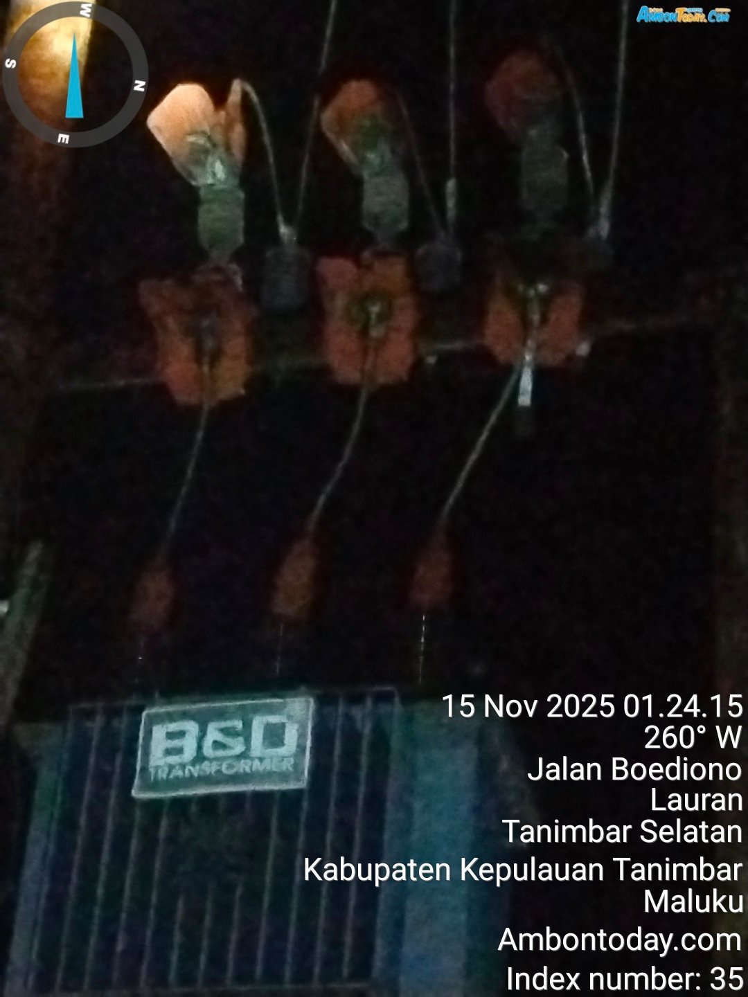 Lampu Padam, Akibat Gardu meledak 