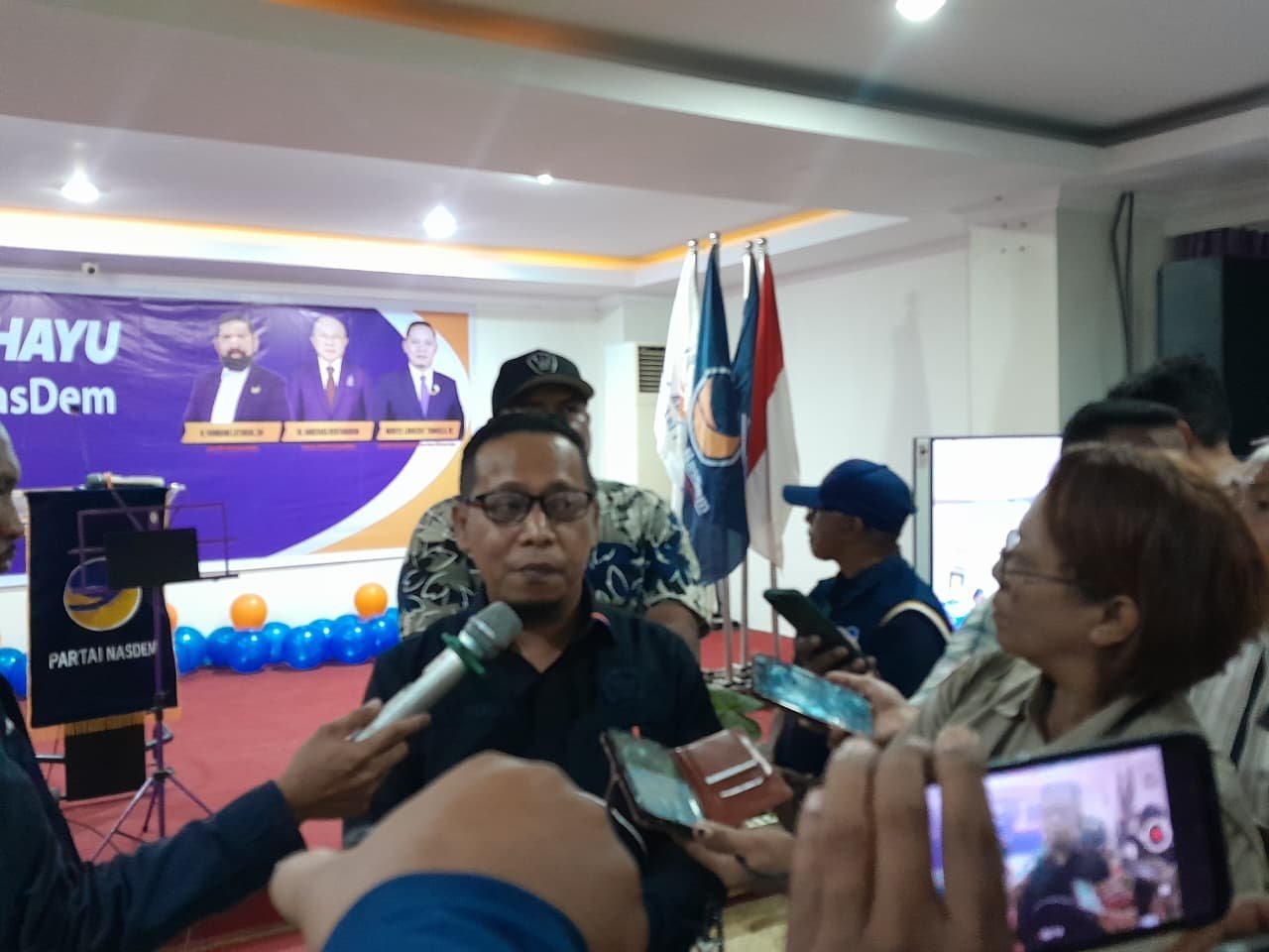 Mourits Tamaela Kembali Pimpin Nasdem Ambon, Siap Wujudkan " Gerakan Peeubahan" Menuju Pemilu 2029